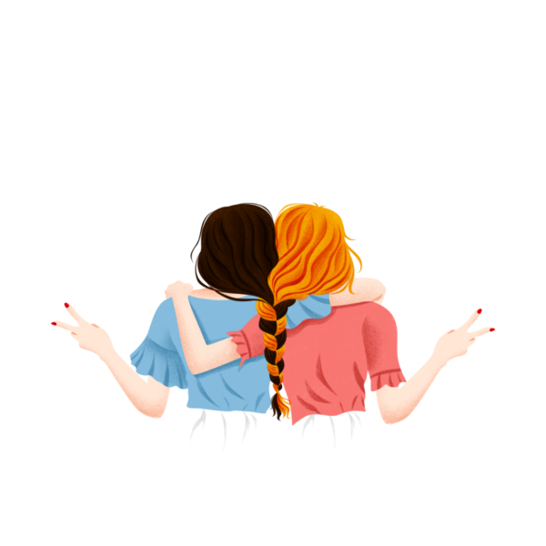 Подруги вектор