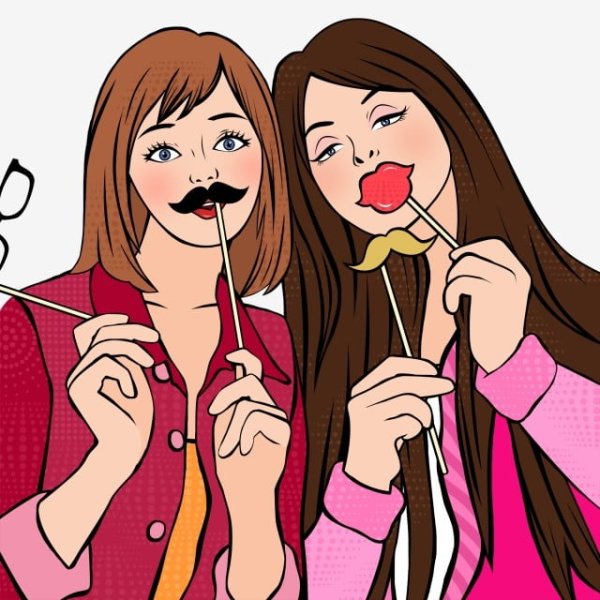 Подруги клипарт