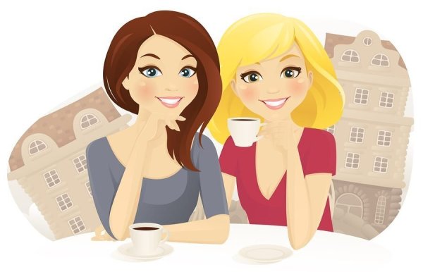 Иллюстрация несколько женщин