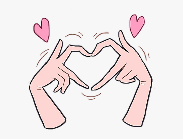 Сердечко пальцами