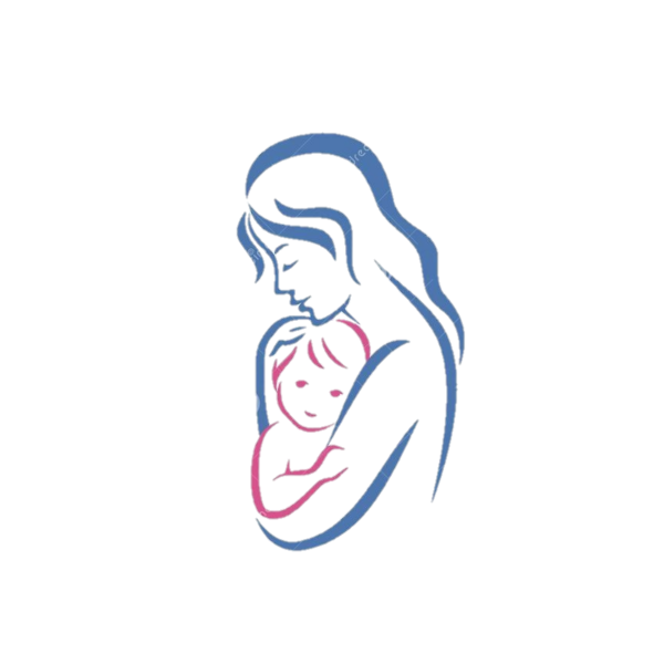 Силуэт матери и ребенка