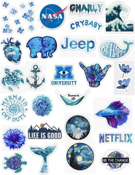 Набор круглых иконок