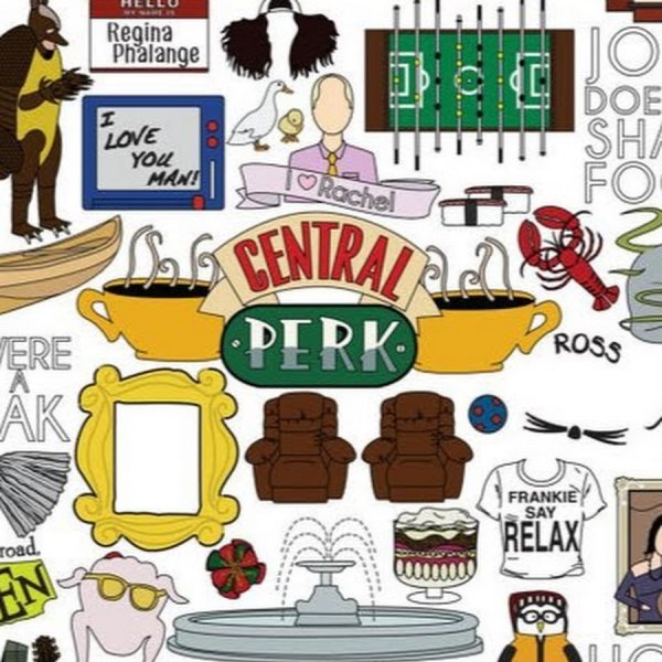 Логотипы в стиле сериала друзья