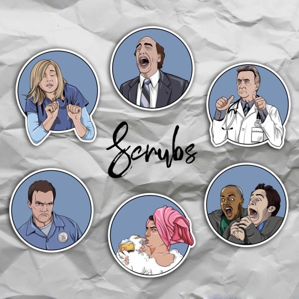 Наклейки сериала сверхъестественное