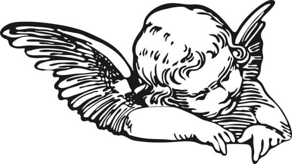 Ангелочек вектор