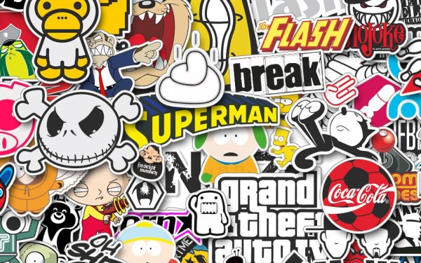 Стикербомбинг обои