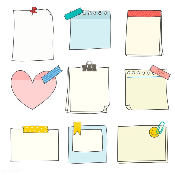 Красивые наклейки для ежедневника