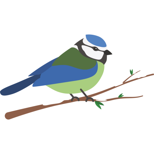 Синички мультяшные