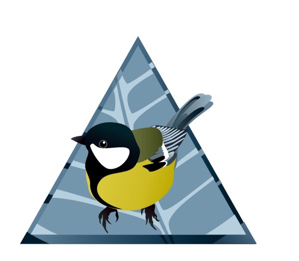 Синица стилизованная