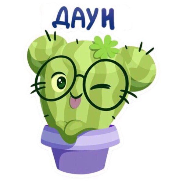 Стикеры Кактус Туся