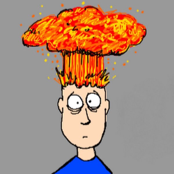 Стикер взрыв мозга
