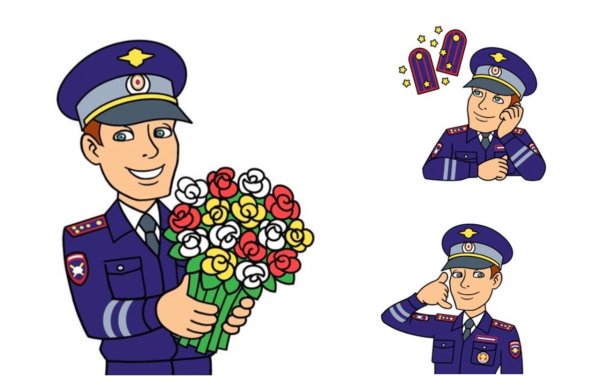 Стикеры про гаишников