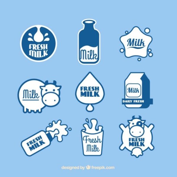 Молочная продукция значок