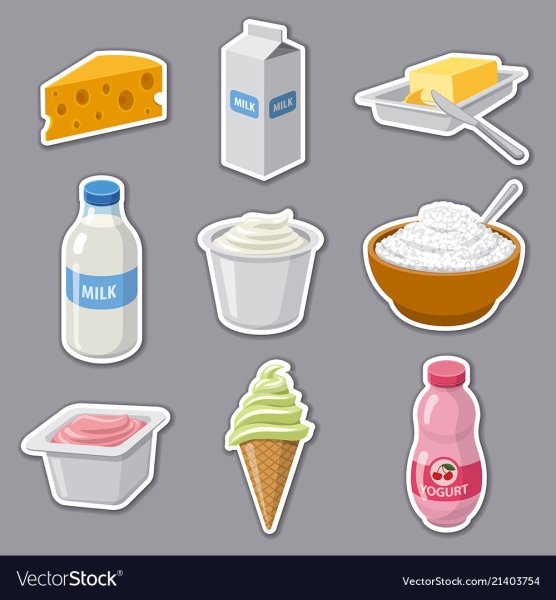 Наклейки молочной продукции