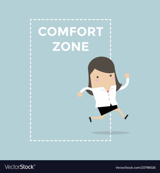 Зона комфорта вектор