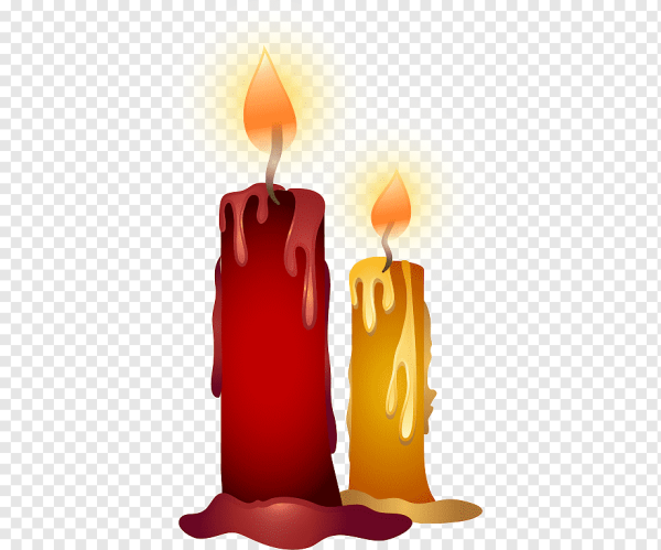 Свечи мультяшные без фона