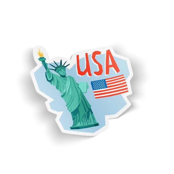 Наклейки американские Стикеры