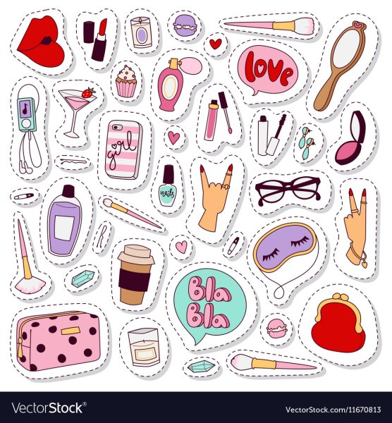 Doodles наклейки