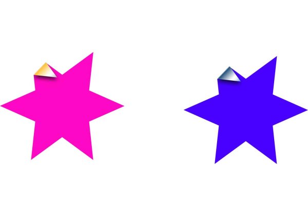 Стикер звезды на прозрачном фоне