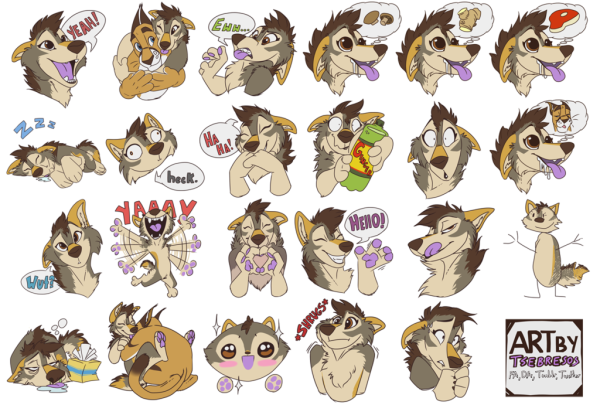 Фурри Стикеры