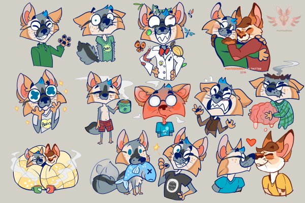 Наклейки фурри