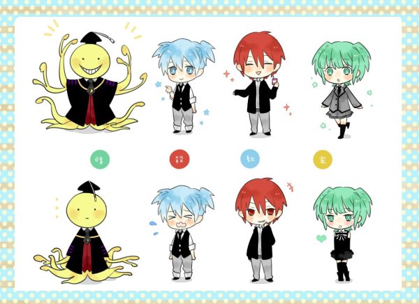 Аниме класс убийц Чиби