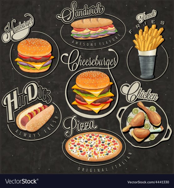 Реклама фаст фуда пицца