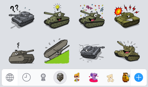 Наклейки с танками