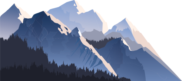 Горы растровые