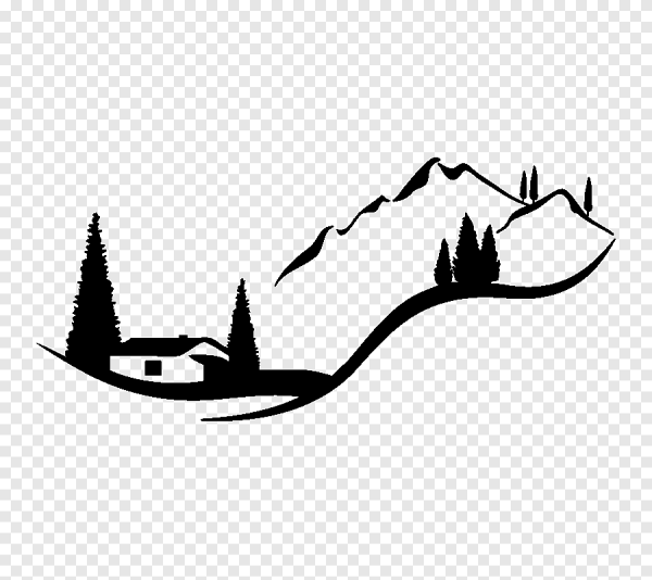 Горы контур