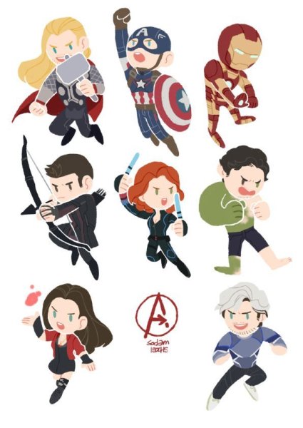 Чиби Марвел Мстители