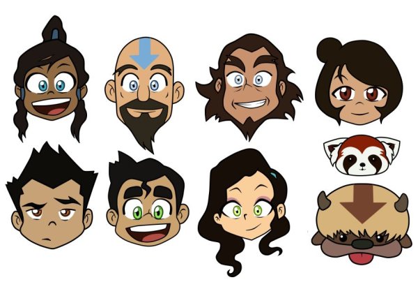 Стикеры Легенда об Аанге