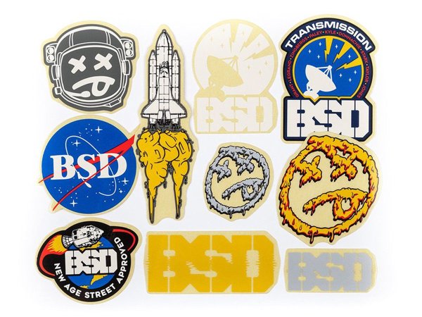 BSD BMX наклейки