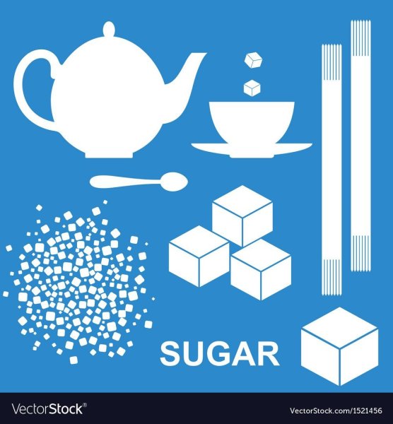 Сахар векторное изображение