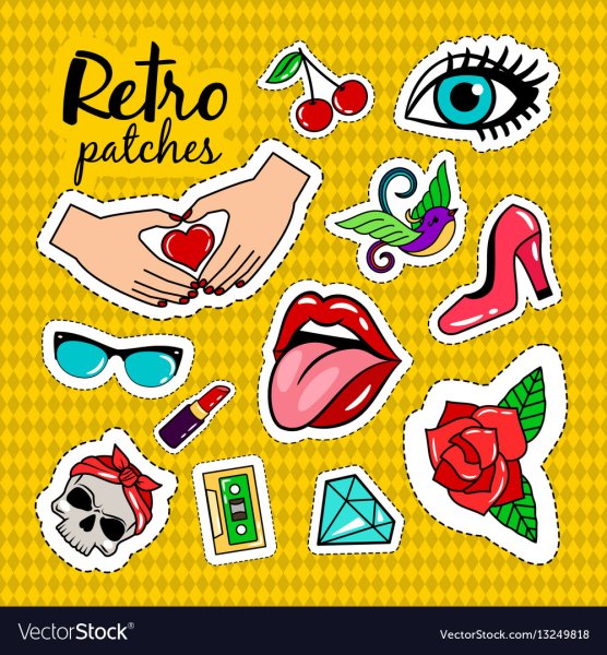 Красивые рисунки очень маленькие для наклеек разноцветные