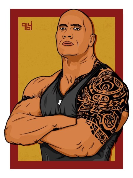 Дуэйн Джонсон арт