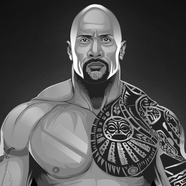 Дуэйн Джонсон арт