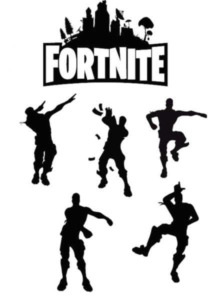 ФОРТНАЙТ силуэт