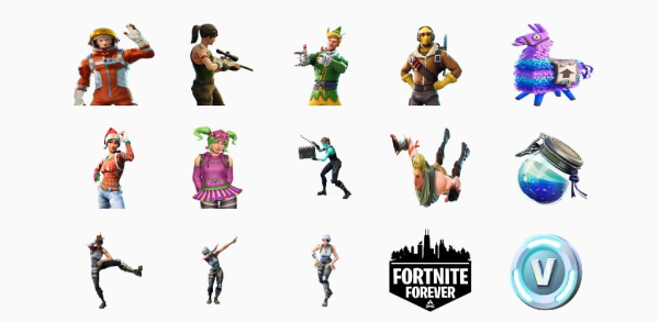 Стикеры ФОРТНАЙТ