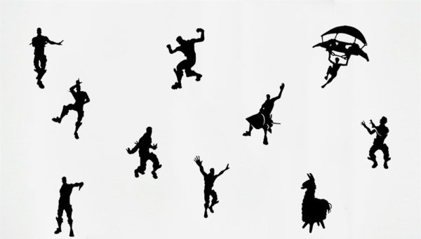 ФОРТНАЙТ силуэт