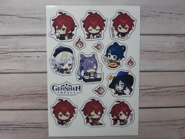 Наклейки Геншин Импакт Венти