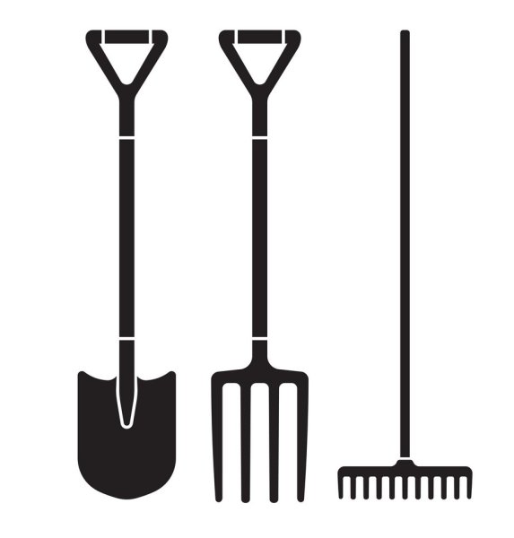Садовый инструмент пиктограмма