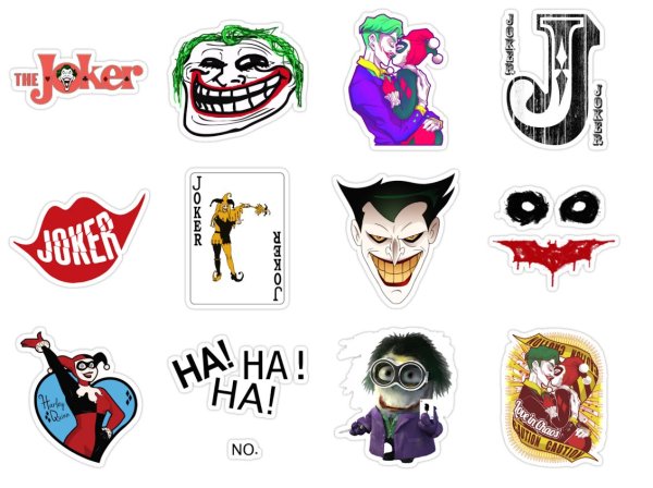 Стикер Джокера ДС