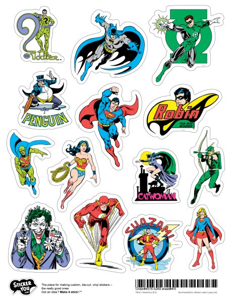 Стикеры DC Comics