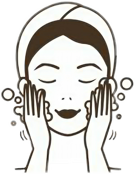 Пиктограмма очищение лица