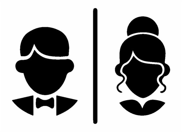 Мужской и женский туалет