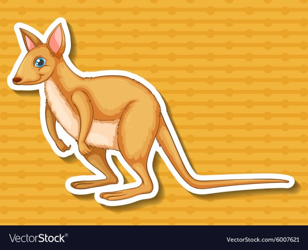 Наклейки кенгуру