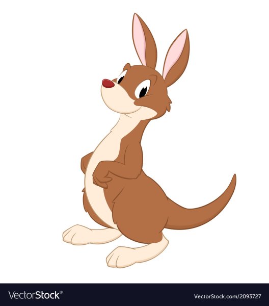 Кенгуренок вектор шутерсток