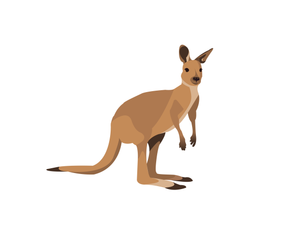 Стикер кенгуру