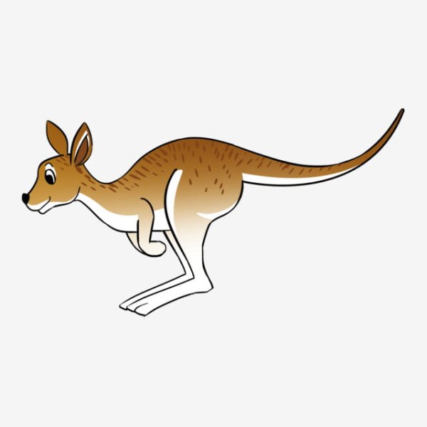 Милые рисунки для наклеек кенгуру
